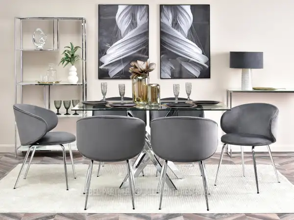 Ponadczasowe krzesło - połączenie elegancji z surowym stylem